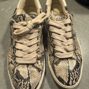 Men's Snake Print Sneakers